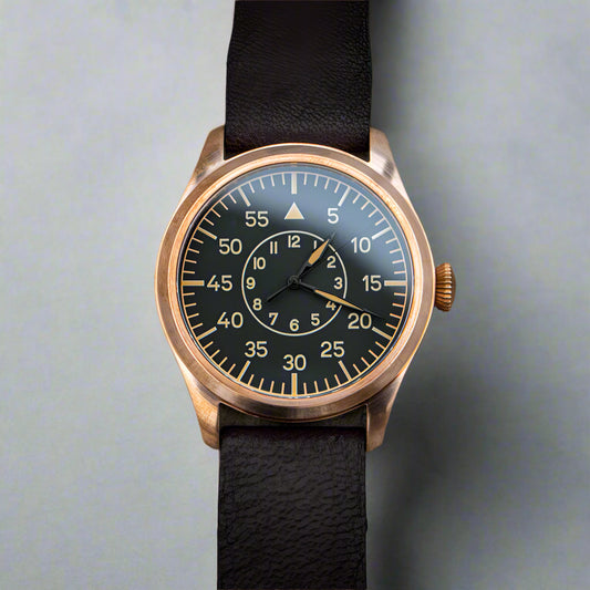 Enoksen 'Fly' E03/B Bronze - Mechanical Pilot's Watch - 46mm